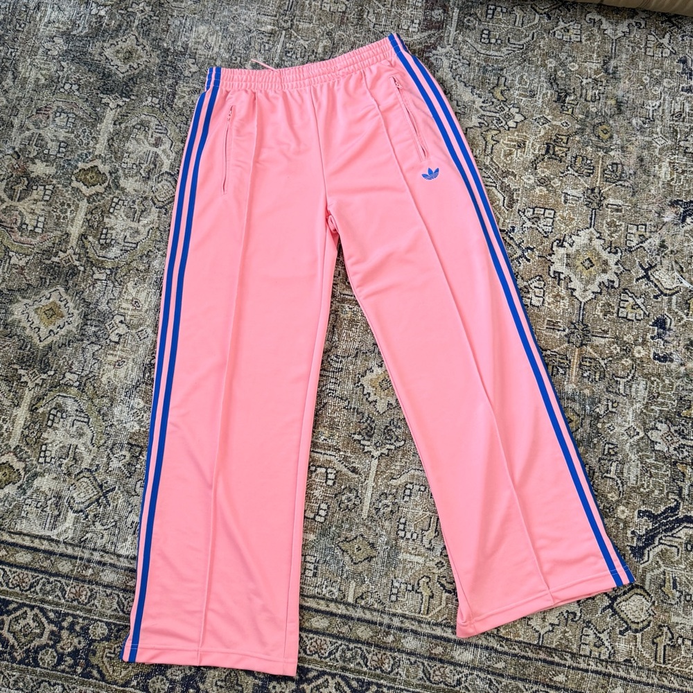 Adidas Adicolor Classic Firebird Loose Track Pants Pink Spark/Blue, M
